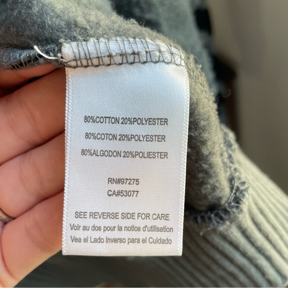 Fox racing Women's Zebra Pattern Hoodie - Black and Gray size M - Picture 9 of 10